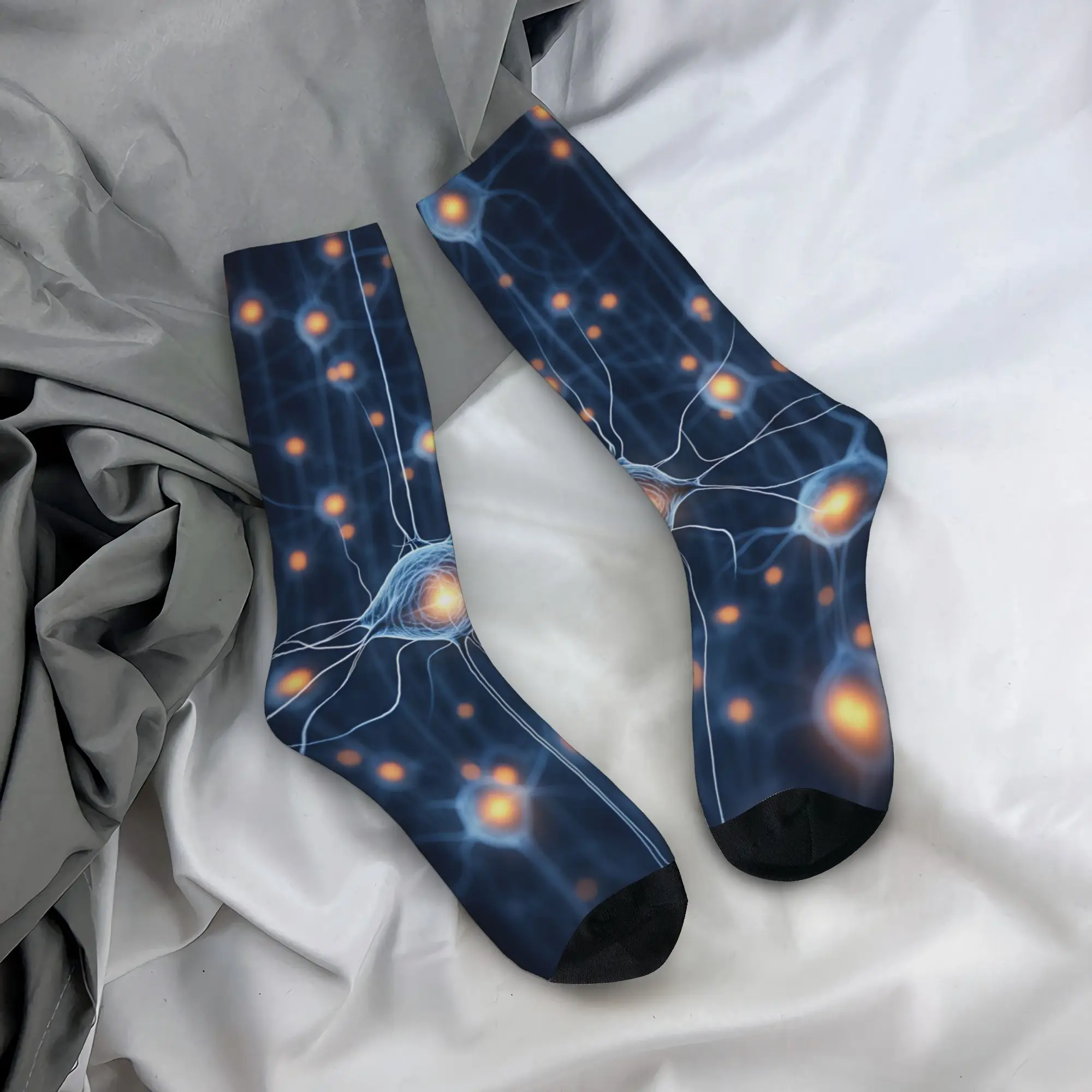 Neuro Brain Time! Let's Have Some Synapse Fun  Socks  Anti Skid Stockings Couple Comfortable Running Socks   Design Socks