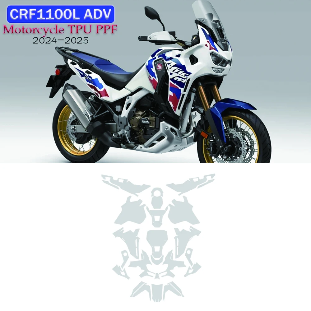 لهوندا CRF 1100L مغامرة رياضية أفريقيا التوأم ملحقات المحرك ملصقات 2024 يناسب CRF1100L Adv PPF بولي TPU الطلاء طبقة رقيقة واقية
