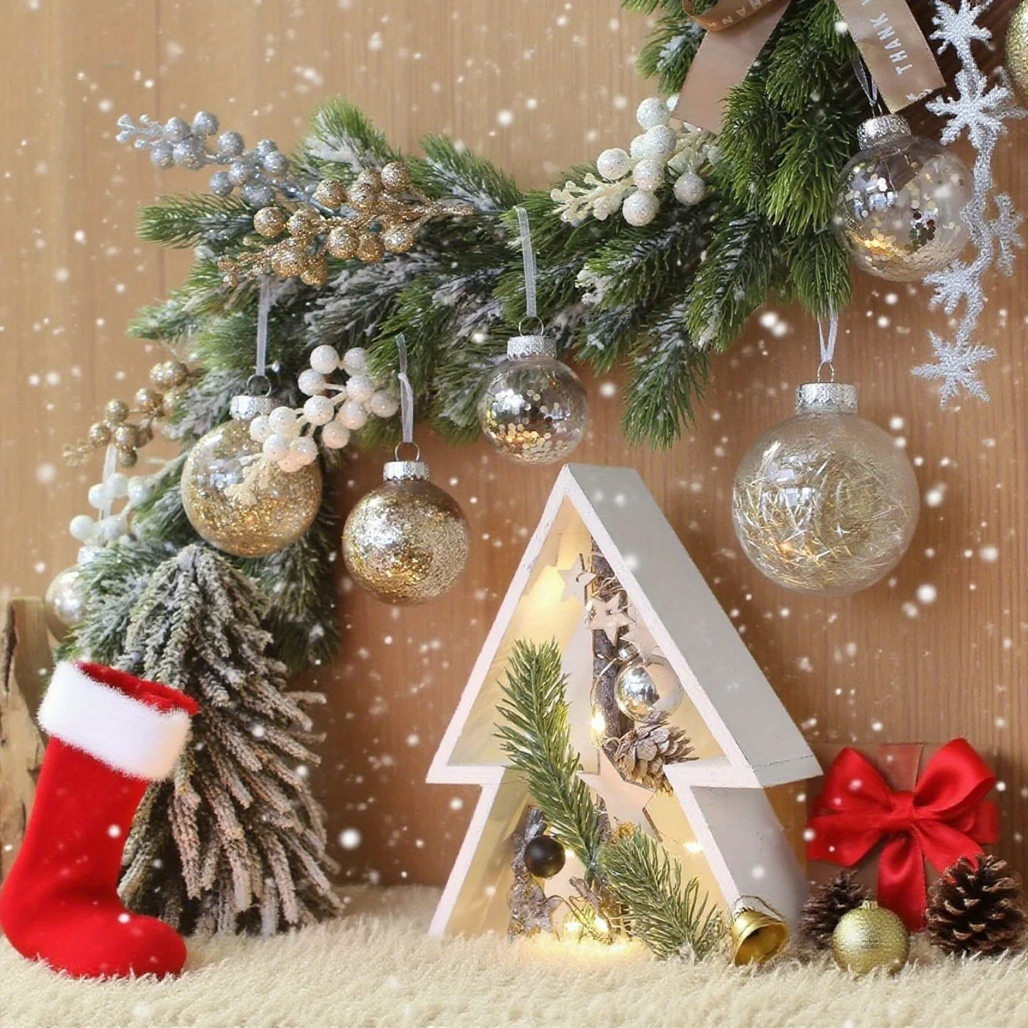 

Christmas Tree Hanging Decoration, Festival pendants, Christmas Tree Baubles Warm Holiday Decoration, Christmas tree balls/Star