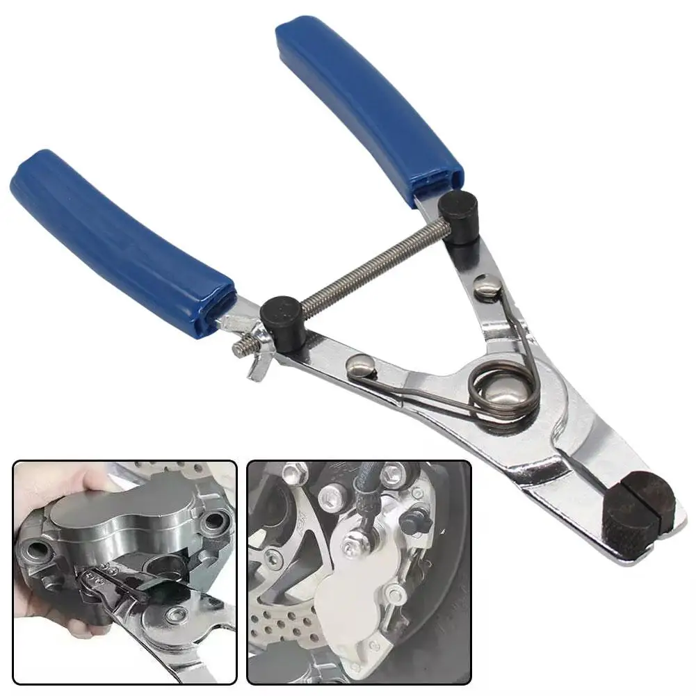 Motorcycle Brake Piston Puller Motorcycle Brake Piston Locking Extractor Piston Pliers Tool Brake Caliper Pliers Puller Rem D9G8