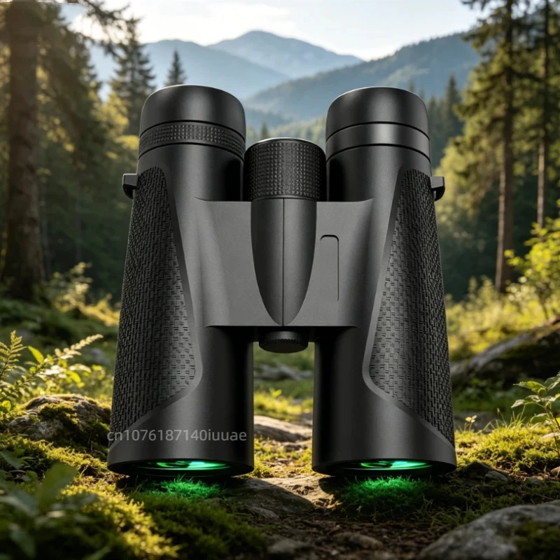 New Dual Tube Telescope 12x42 High-definition Day Night Dual-use Professional Outdoor Straight Tube Telescope
