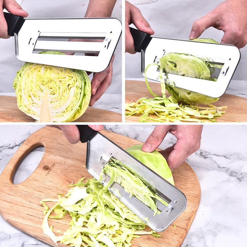 Stainless Steel Cabbage Slicer Multi-functional Cabbage Slicer With Handle Suitable For Slicing Cabbage And Vegetables