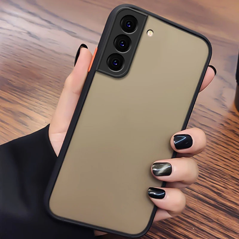 Phone Case for Samsung Galaxy S24 Ultra Cases S23 FE S22 Plus S21 S20 FE Note 20 Ultra Hard Matte Transparent Protective Cover image 2