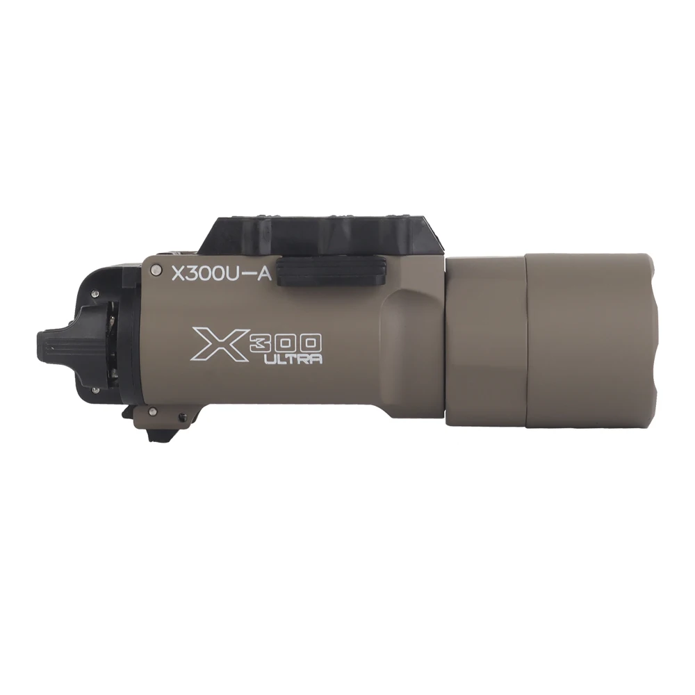 SF X300U مصباح يدوي 800 لومينز مسدس الصيد التكتيكي GL 17 19 تعليق الشعلة الرياضة في الهواء الطلق خوذة سريعة ضوء والعتاد #2