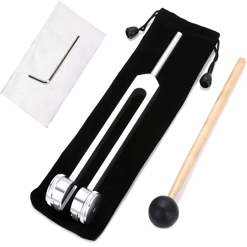 128 Hz Tuning Fork Weighted Bio-Acoustic Tuning Fork for Therapy 128 Hz Acoustic Slider Tuning Fork