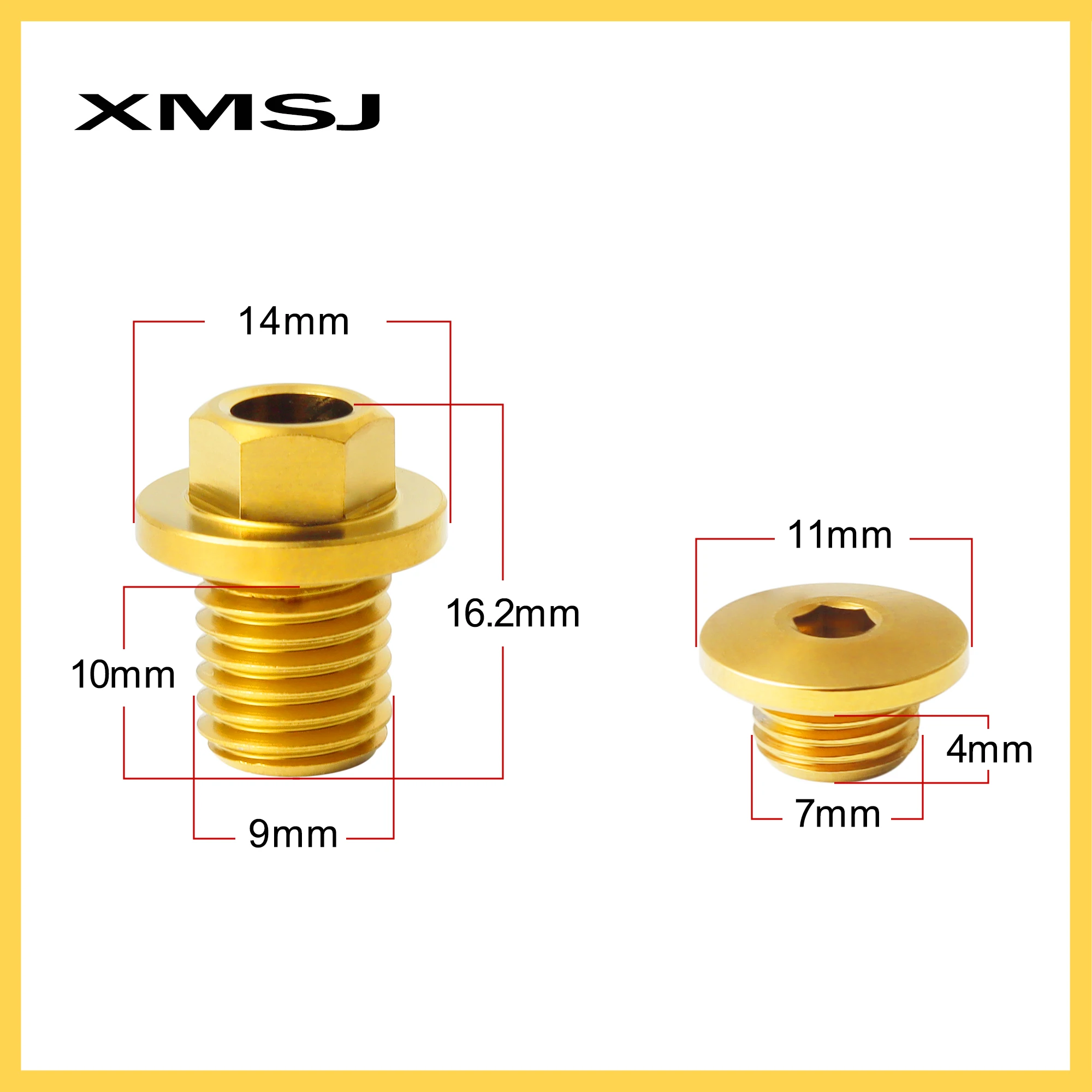 XMSJ Titanium Bike Bleed /Hose Locking Bolts Oil Injection Hole Screw Oil Pipe Bolt For SHIMANO R7020 R8020 R8070 R8170 R9170