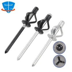 50/20x M4 M4.8 Folding Lantern Type Blind Rivet Aluminum Alloy Core-pulling Pull Rivets Claw Rivets for Automotive Wine Boxes