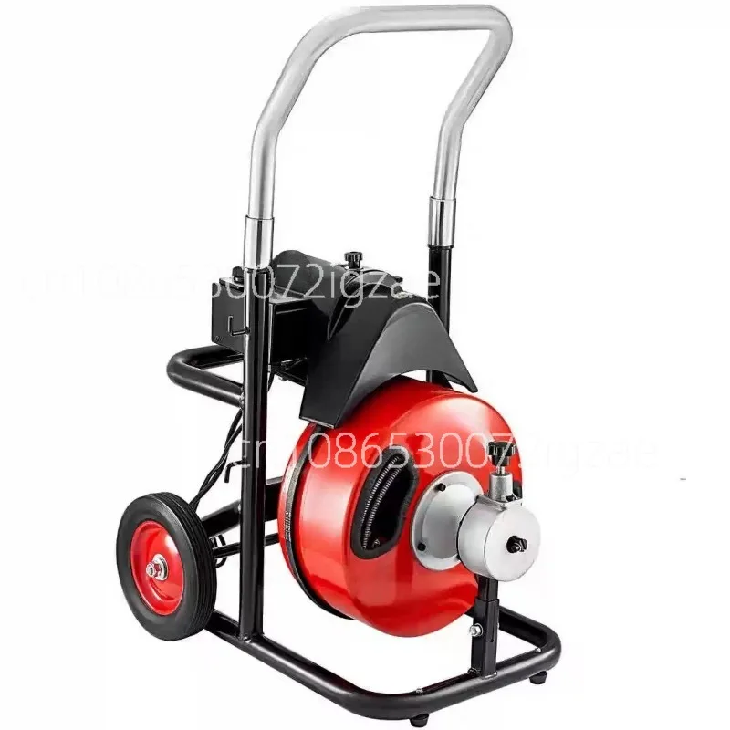 Electric Drain Cleaner Machine 75 Ft X 3/8 Inch Auto Feed for 1