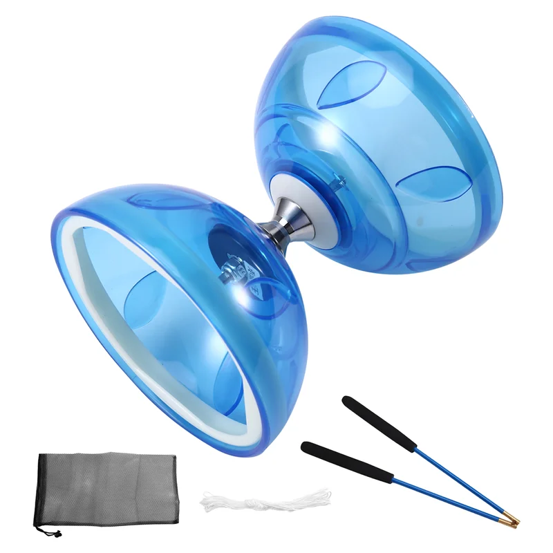 WOWFU-Fiver-Bearing Double-Head Diabolo Fitness Outdoor Play Diabolo Yo-Yo Play Voor Diabolo Ouderen Kinderen