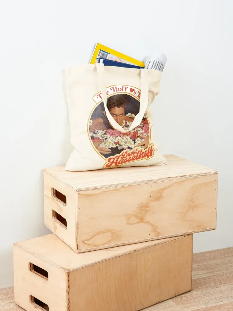 The Hoff Loves You Tote Bag large tote bag woman shopping bag canvas shopping Women's tote