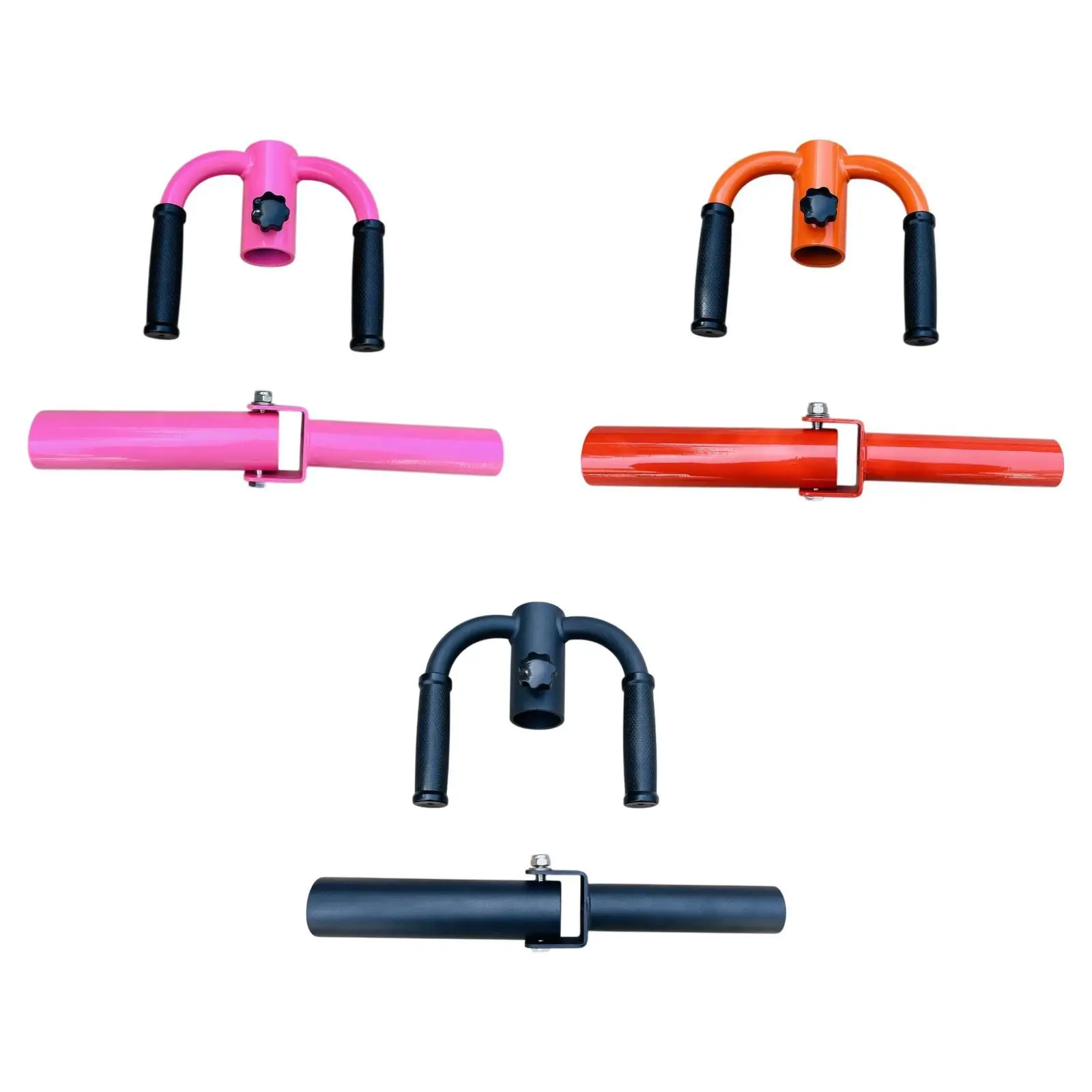 Multifunctional Fitness Handle T Bar Row Attachment Set Fitness Accessories Metal Handle Attachment for Barbell for Deadlifts