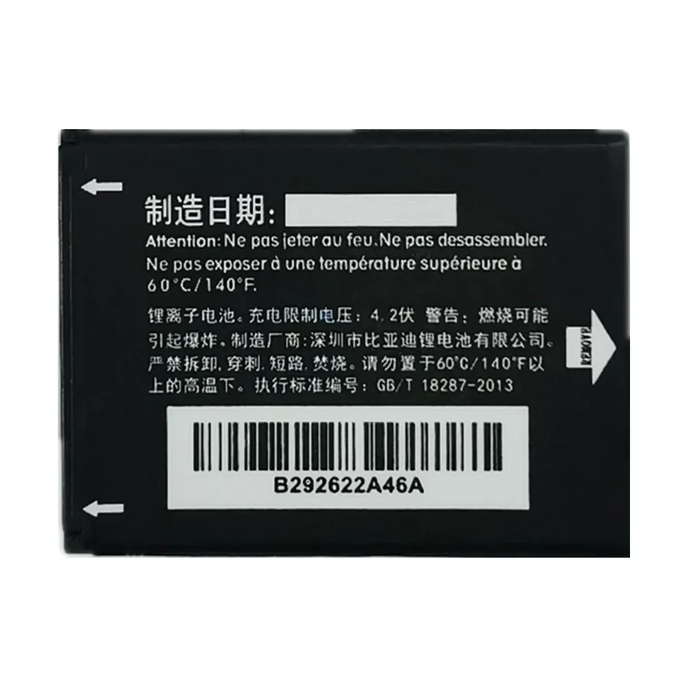 Nowa, oryginalna bateria CAB31L0000C1 CAB31L0000C2 do telefonu Alcatel I808 A383G VF555 OT-3040 TCL T66. Bateria dostępna w magazynie. — zdjęcie produktu 3