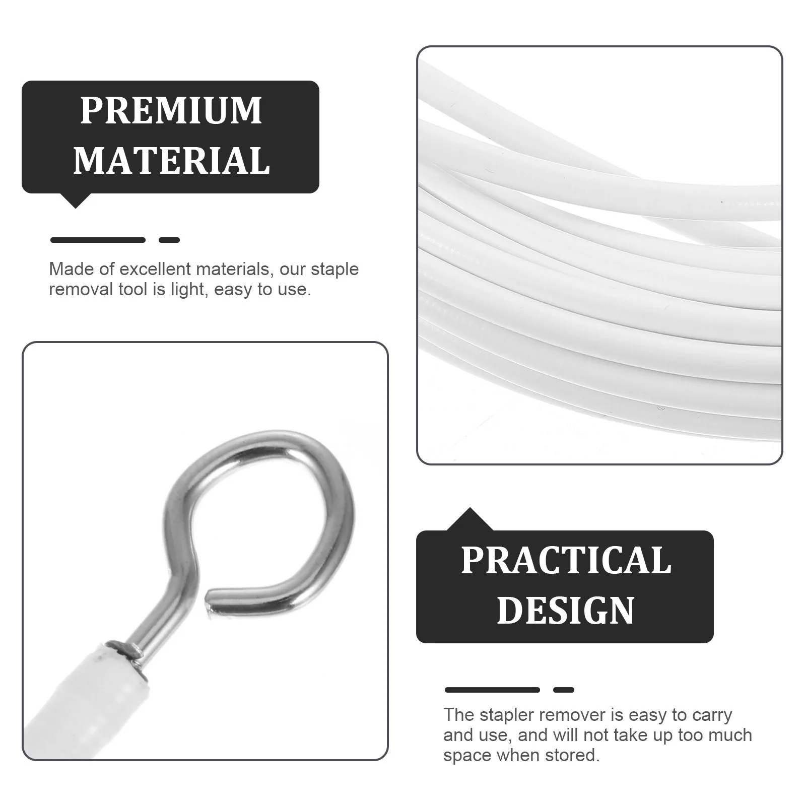 

1Set Curtain Cable Rope Plastic Coated Copper Core Zinc Alloy Hooks Kit Elastic Non Sagging Window Curtain Hanging