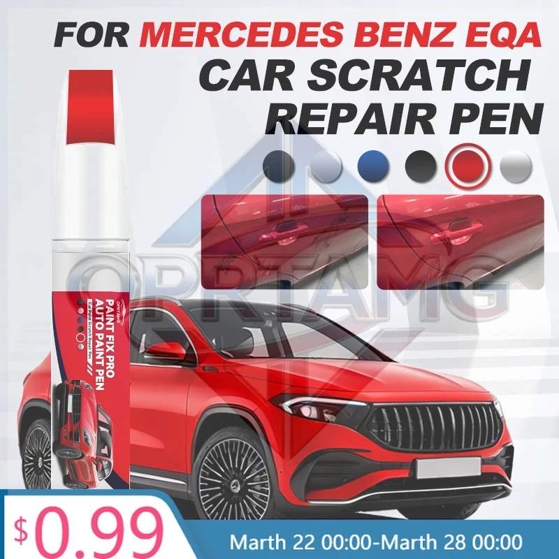 

Карандаш-корректор для колесных дисков Mercedes-Benz EQA 1990-2026: Инструмент для ремонта царапин, удаления потертостей, аксессуар для самостоятельного ремонта авто, черный W