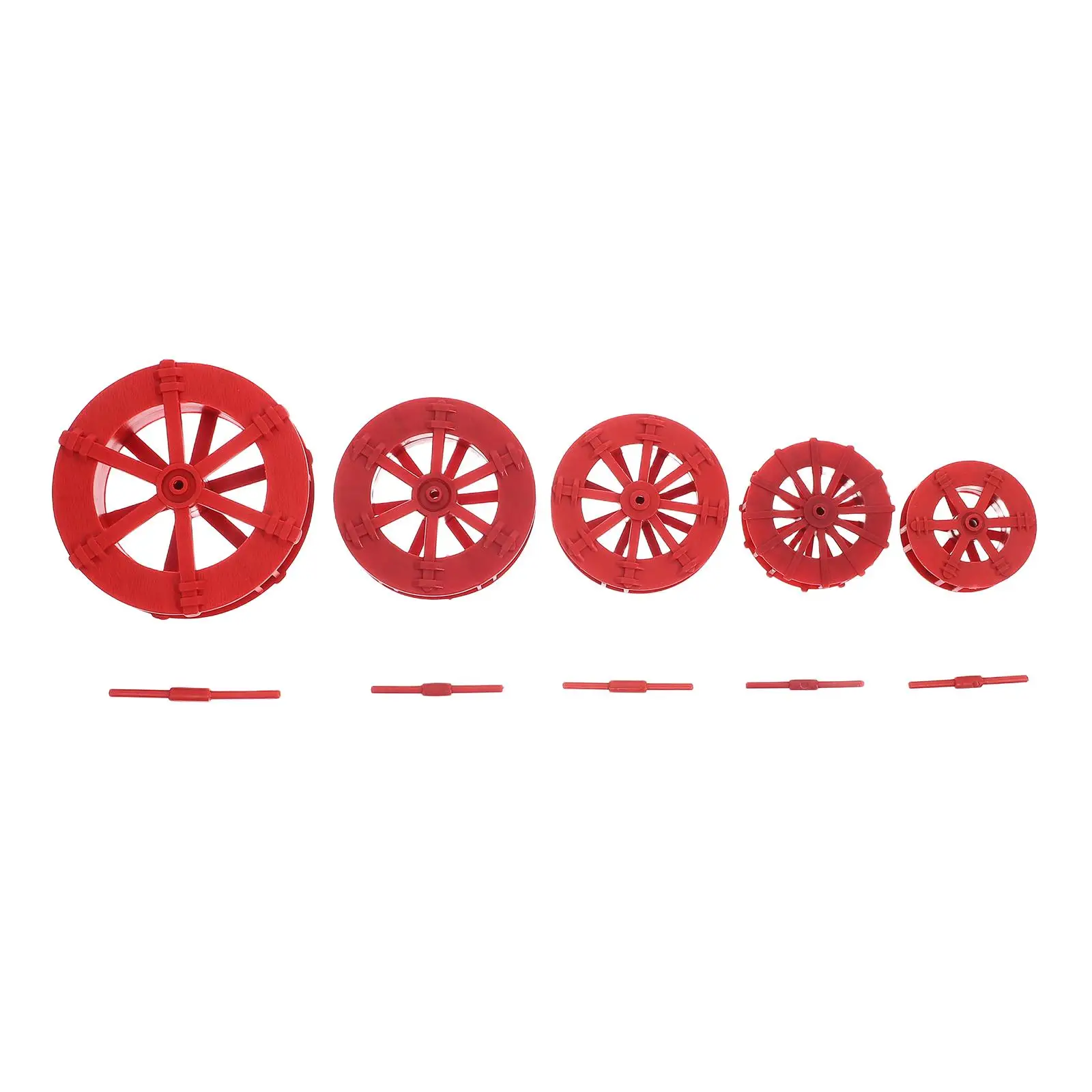 

5 Pcs Feng Shui Wheel Micro Replacement Table Landscaping Wheels Running Water Model