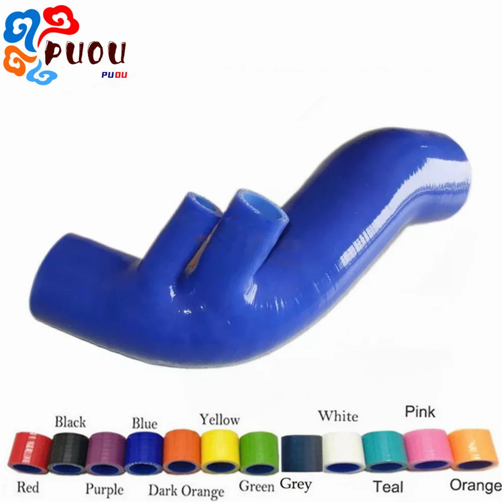 Fit Nissan Skyline RB25DET GTR R33/R34 Turbo Induction Intake Hose Cooling Silicone 4-Ply Pipe