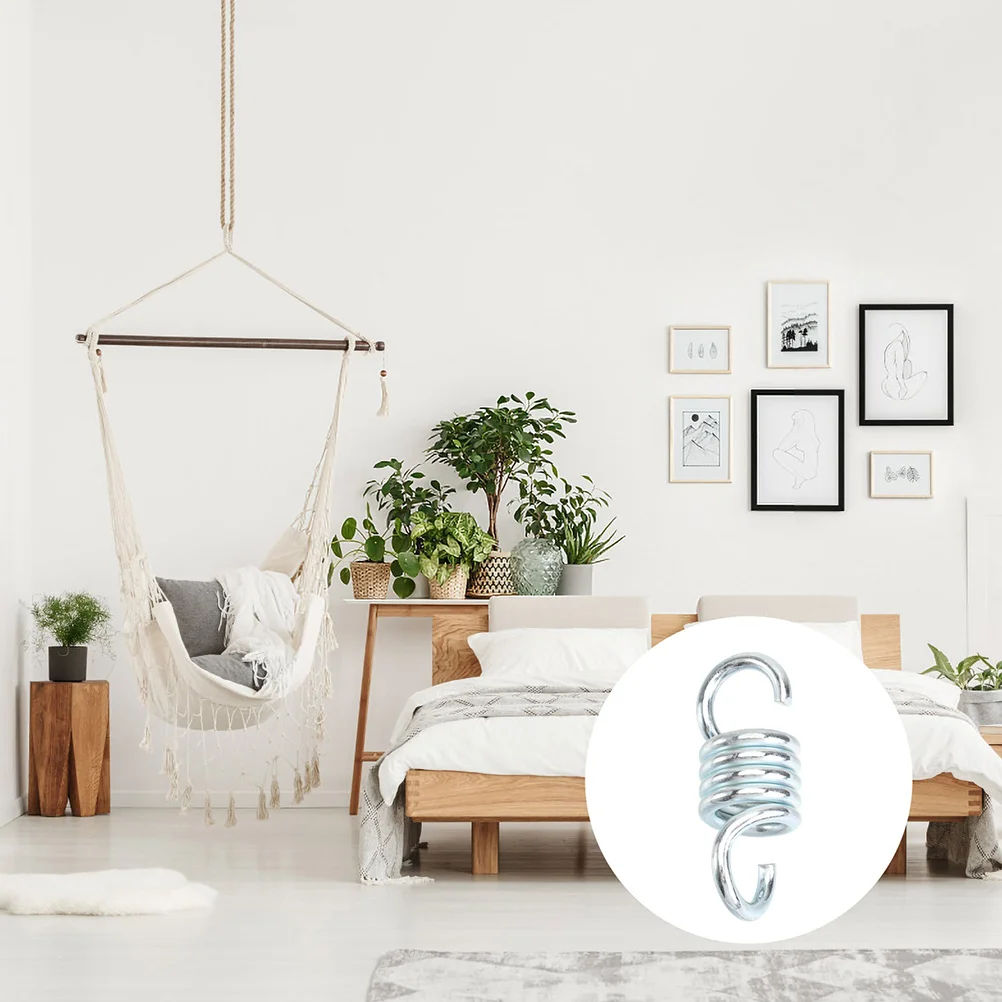 

3Pcs Porch Springs Hammock Fixing Tool Attractive Appearance Reliable Experience Indoor Outdoor Spaces Swing Spring