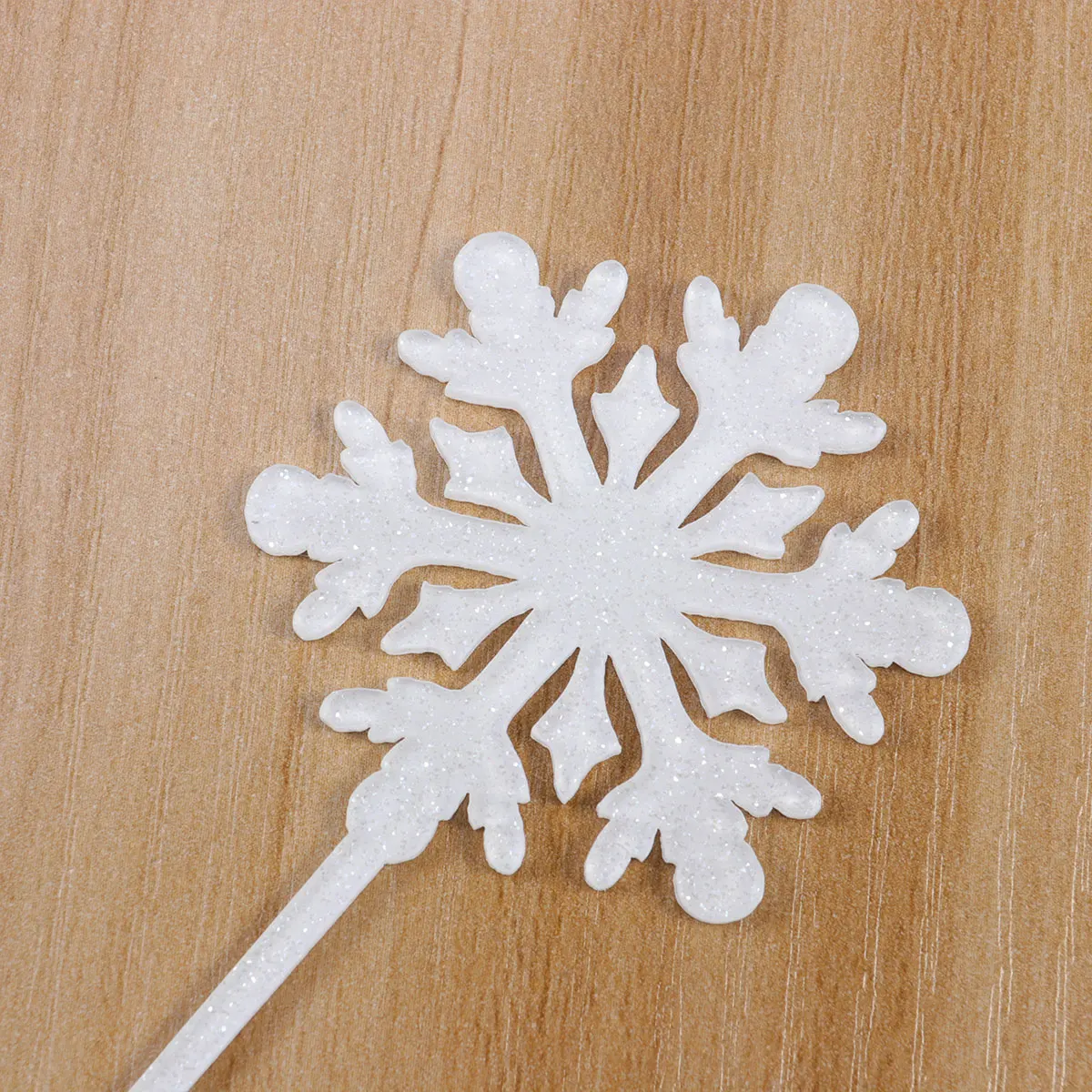 

Christmas Snowflake Toys Cake Topper Cupcake Picks Winter Ornament Christmas Cake Ornaments Snowflakes Toppers For