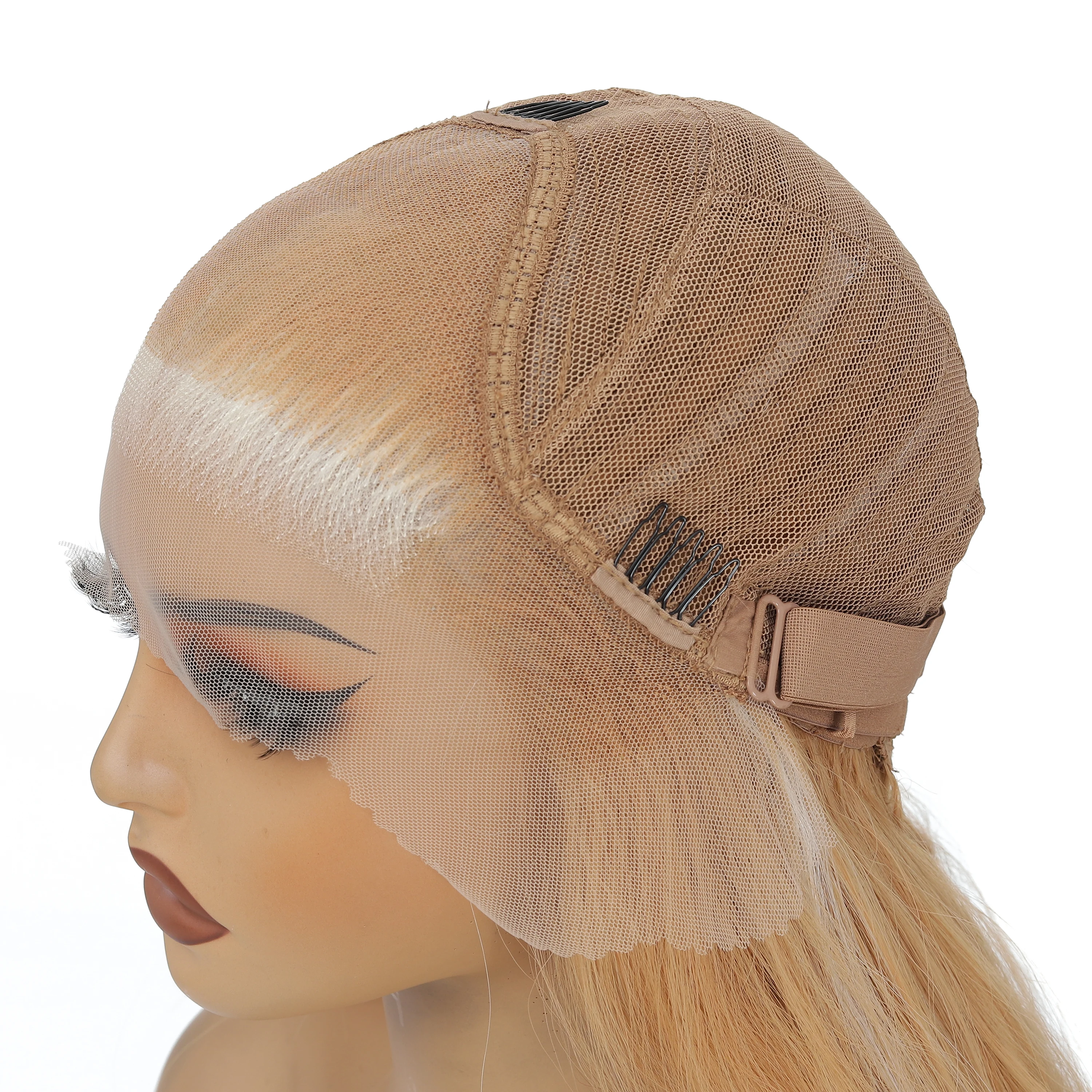 Blonde Synthetic 13*4 Lace Frontal Wigs For Women 30\