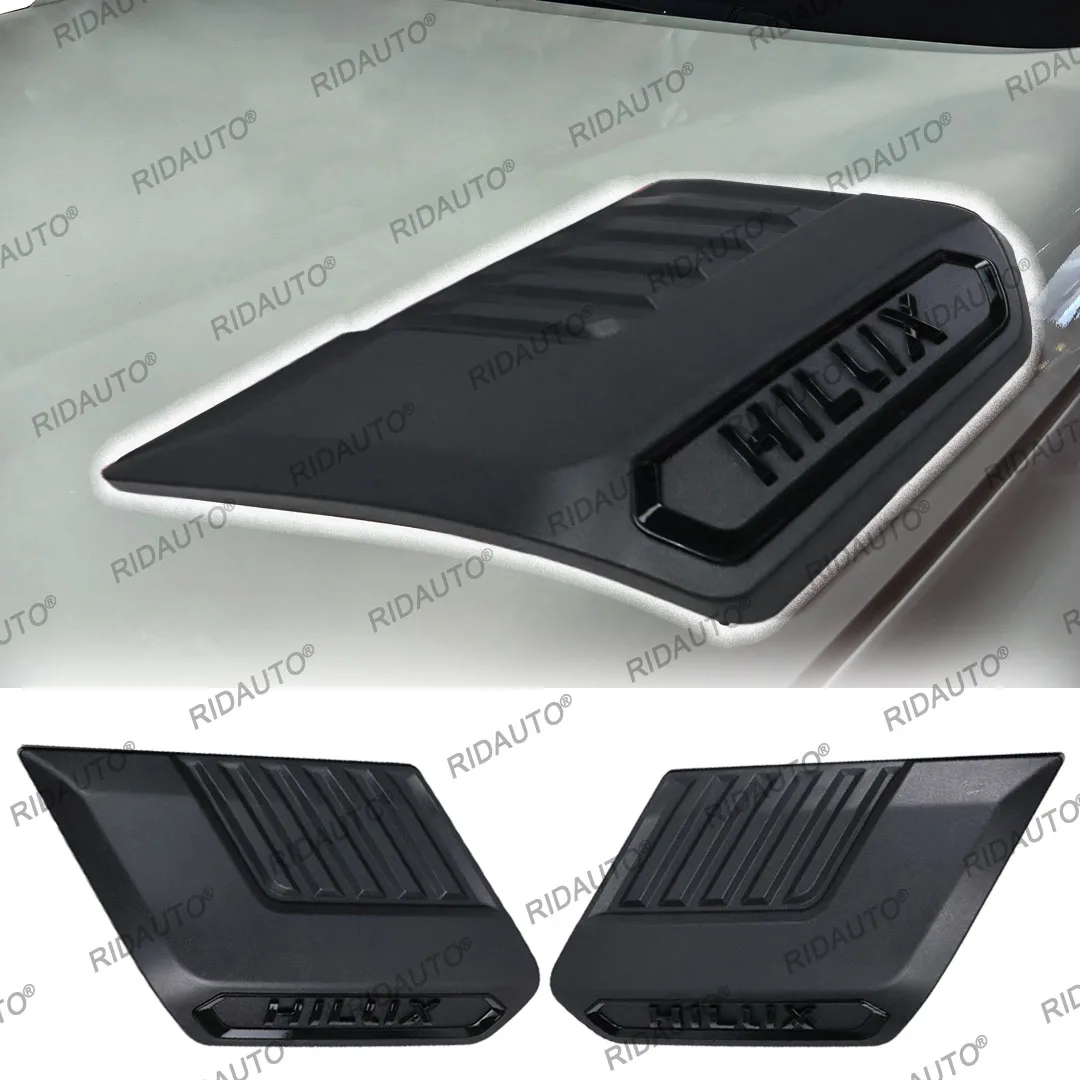 

Side Trim Guard Cover Car Accessories For Hilux 2015-2025+ Small Hood High Quality ABS Car Cover Hood Trims Decoration Stickers