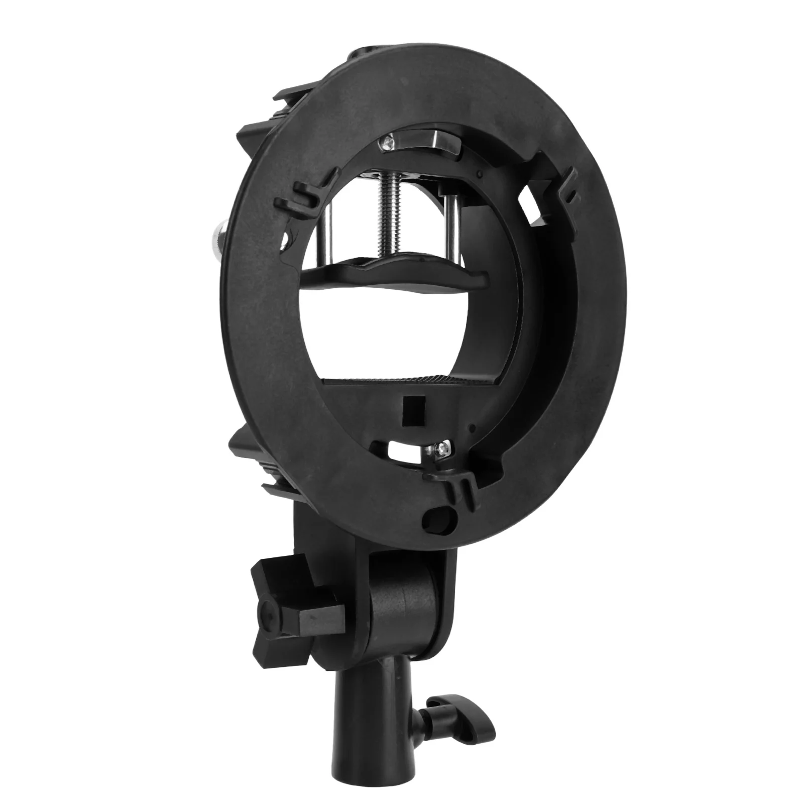 S Type Bracket for Bowens Mount Holder S Type Bracket Holder for Speedlite Flash Snoot Softbox Beauty Dish Reflector Umbrella