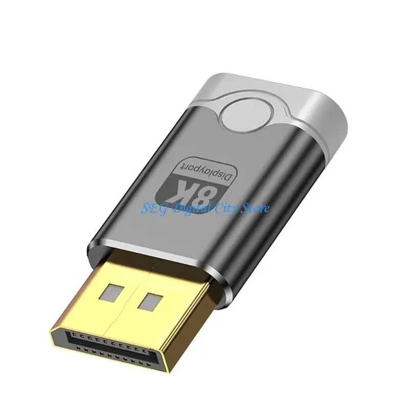 U75B Plugs Play DP EDID Emulator Dummy  Port Adapter For Extended Desktop And Remote Work