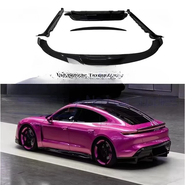 

Upgraded carbon fiber body kit for Taycan, front and rear bumpers
