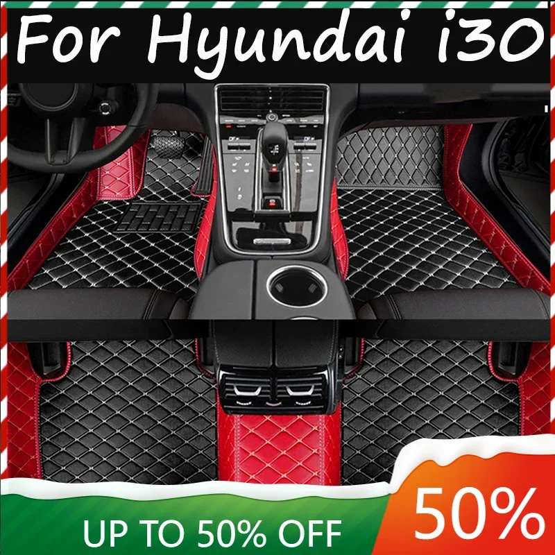 

Car Floor Mats For Hyundai i30 Elantra Touring FD 2007-2010 Anti Dirt Protective Pad Carpets Leather Mat Rugs Car Accessories