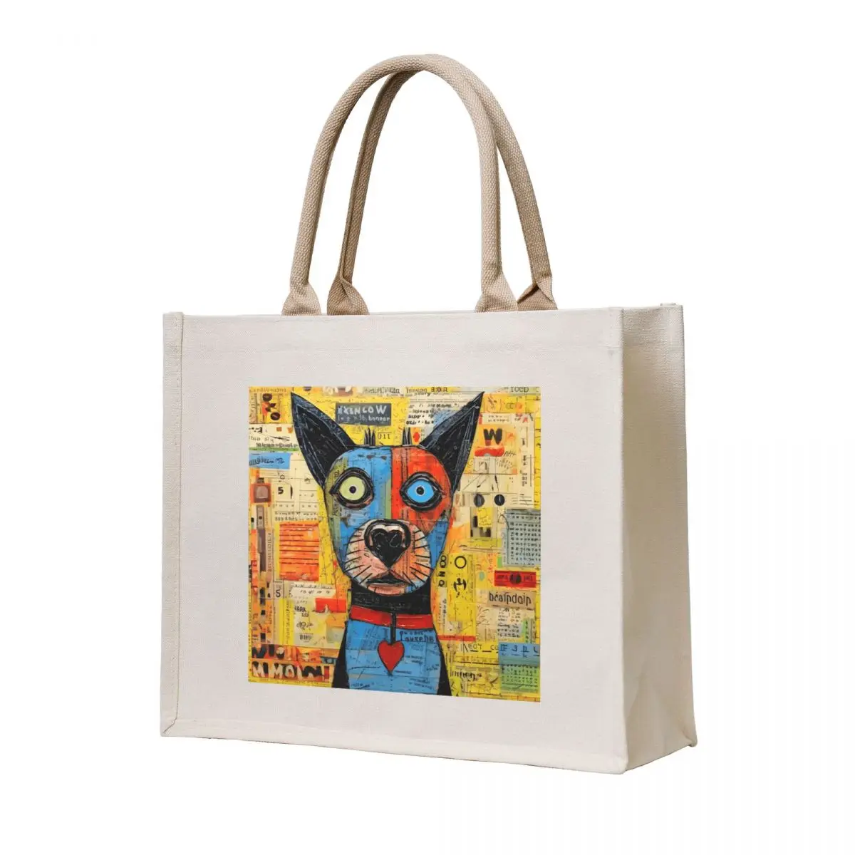 

Mr. Fetch Tote Bag custom fabric bag female bag Cloth