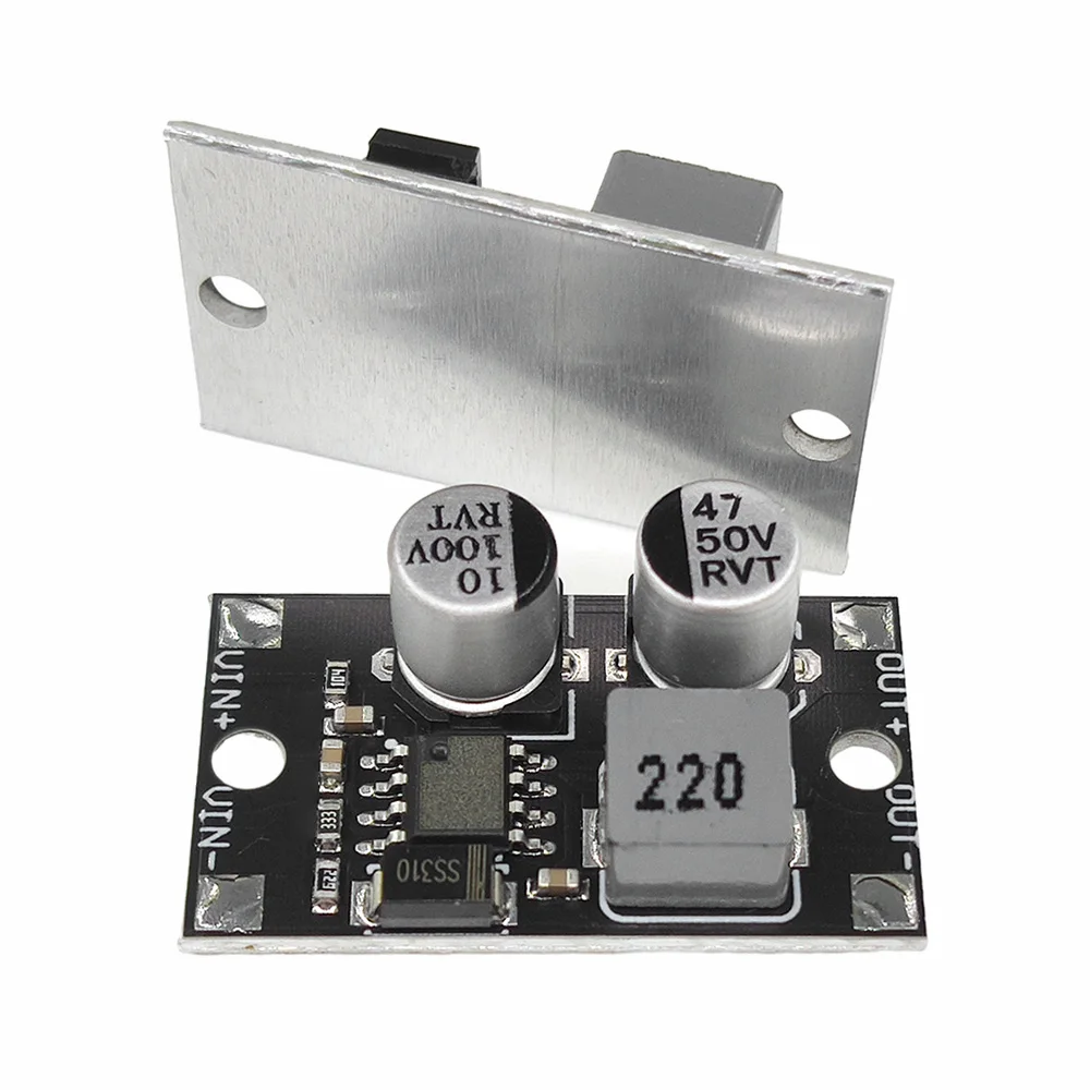 Mini DC-DC Adjustable Buck Power Module Input 5-80V To 5V-24V Power Output Aluminum Substrate Module for Solar Energy Circuit