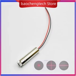 650nm, 100mw, 3v laser module, red laser emitter, 12mm dot shaped straight line, crosshair