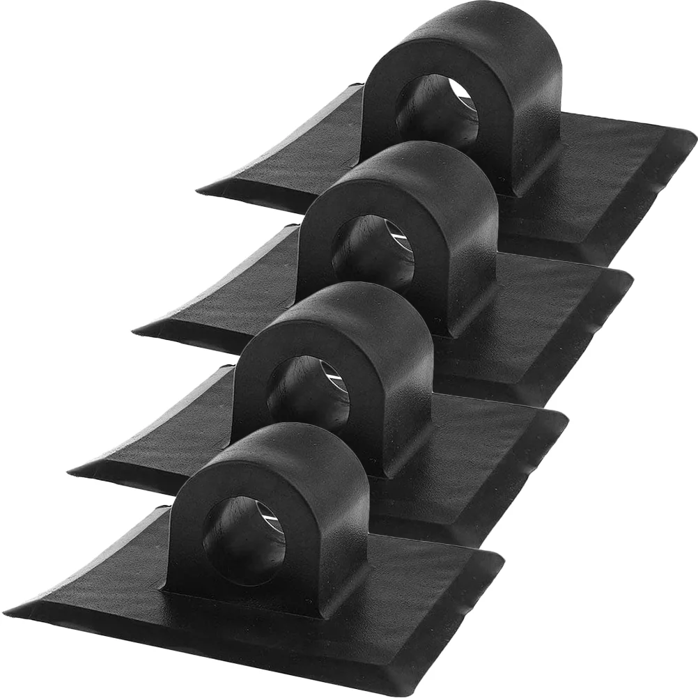 

4 Pcs Motor Bracket Square Buckle Professional Kayak Engine Fixed Supplies Clip Fixing Marine Inflatable Boat Supply