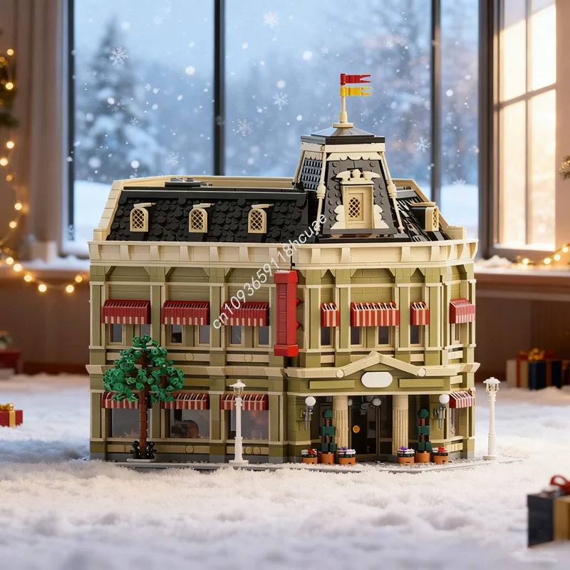 

5142 шт. MOC Main Street Crystal Arts City Edition Модель Строительные игрушки Блоки Строительство DIY Рождественский подарок Идея Кирпич День рождения