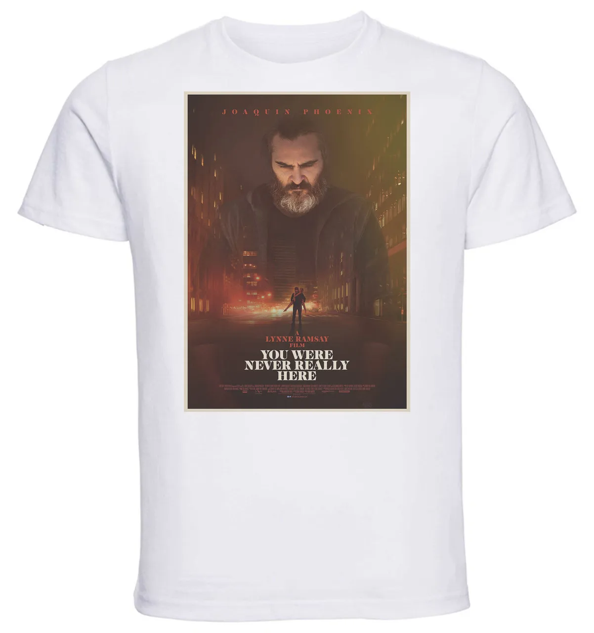 

T-shirt Unisex - White - You Were Never Really Here Playbill