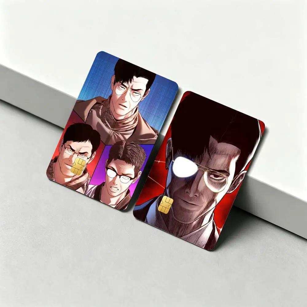 Agent Kim Code Name 66 1Set 4Pcs Card Skin Stickers, Waterproof Decorative Film for Credit Debit Bank Bus IC Cards
