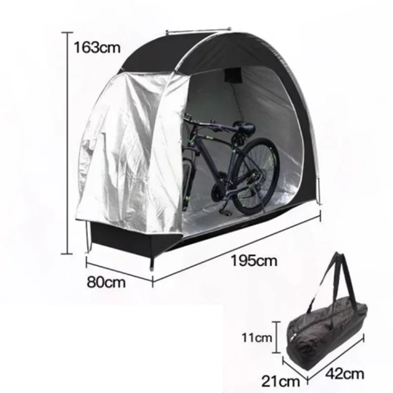 

New Outdoor Cycling, Bicycle Tent, Rain Shelter, Sunshade, Grocery Tent, Popular Item, 210D Storage Room