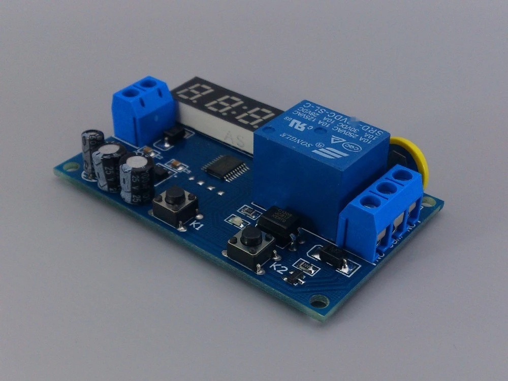 24V Real time relay timing switch clock synchronization time control delay module circuit board time regulator