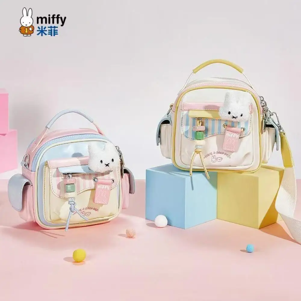 

Miffy Cute Crossbody Small Bag 2025 New Sweet Girl's Travel Handbag Kawaii Student's Versatile Casual Single-Shoulder Bag