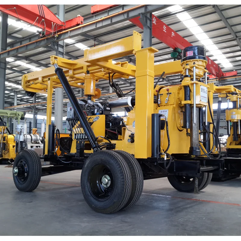Small Portable Diamond Core Drilling Rig 50m Soil Drilling Machine 100m Hydraulic Crawler Mine Core Diamond Sample Drilling Rig