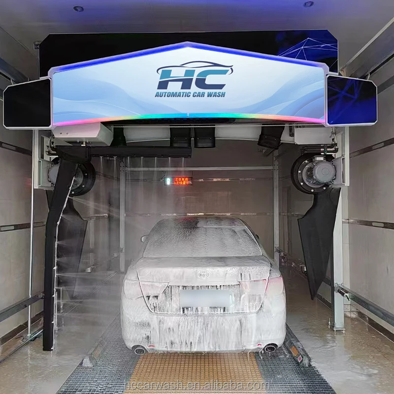 YG Customized Touchless Automatic Car Wash Machine 360 Intelligent Cleaning High Pressure System For Parking Lot And Car Center