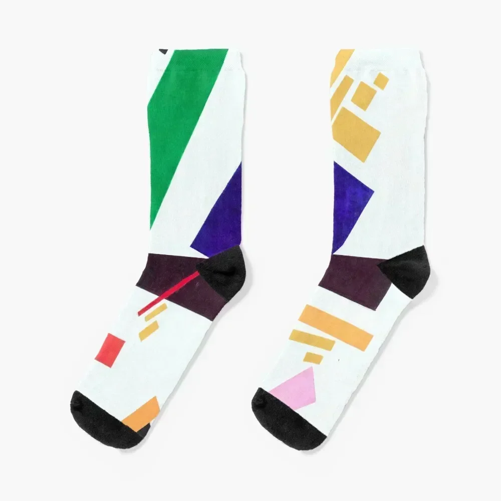 

Kazimir Malevich - Suprematist Composition (Digitally Enhanced) Socks short designer Antiskid soccer Socks Woman Men's