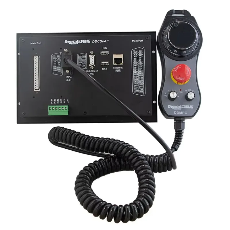 The Latest Ddcs V4.1 3/4 Axis Independent Offline Controller Machine Tool Engraving And Milling Cnc Motion Control System