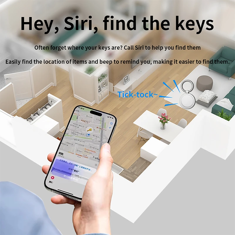 Airtag ل أبل لتحديد المواقع المقتفي مع حامل حافظة للأطفال الذكية مكافحة خسر جهاز المحمولة للسيارات الحيوانات الأليفة محدد المحفظة مكتشف 2025