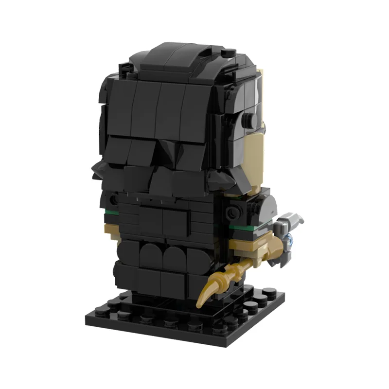 438pcs MOC Super Heroes Marvelal Superhero Loki BrickHeadz Model Building Blocks Christmas Gift Toys Assemble Idea Display Art - view 5