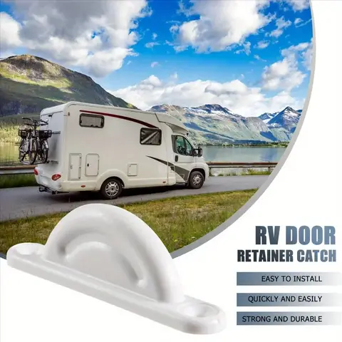 1 세트 도어 리테이너 캐치-캠핑카 액세서리 캐러밴 용 도어 리테이너 캐치 Motorhome Lock Boat Rv 스토퍼 클립