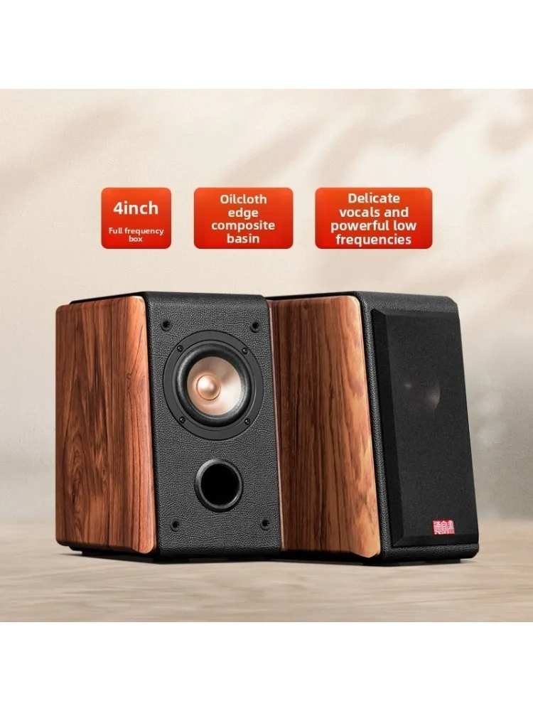 4-Zoll-HiFi-Passiv-Regallautsprecher-Gehäuse-Bausatz mit importiertem Full-Range-Treiber zur Auswahl, 2 Stück/Paar – Detail 2