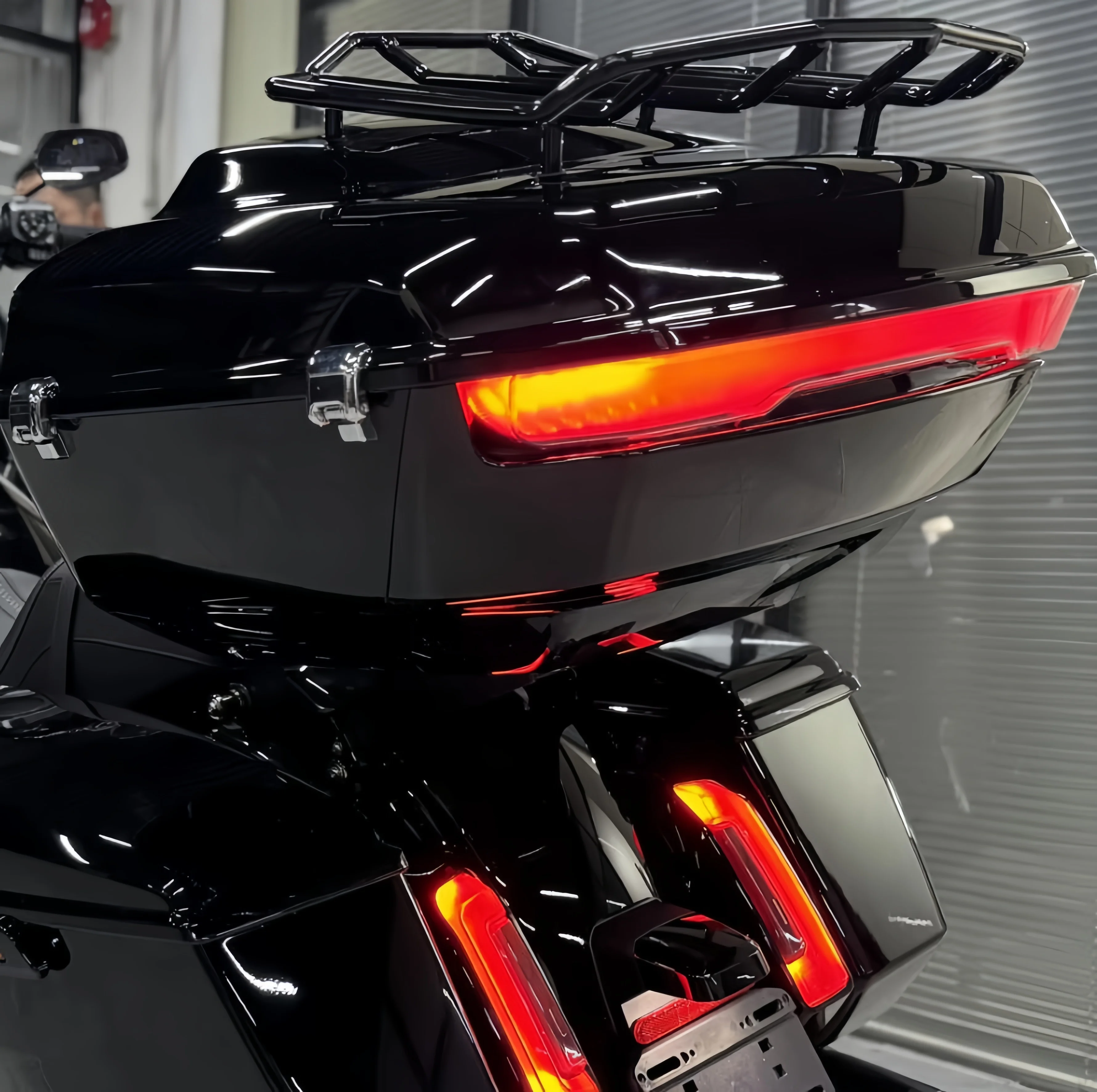 Motorcycle LED GRAND TOUR-PAK LIGHTBAR Filler panel For Harley Street Glide Road Glide ST Limited CVO FLHXLSE FLHXL FLHX 26-