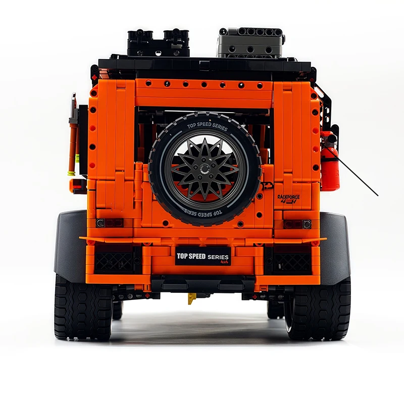 عالية الجودة جديد غولي 10642 MOC التقنية RC مدينة SUV على الطرق الوعرة بنة التجمع سيارة الطوب نموذج لتقوم بها بنفسك اللعب الصبي عيد ميلاد Gif #6