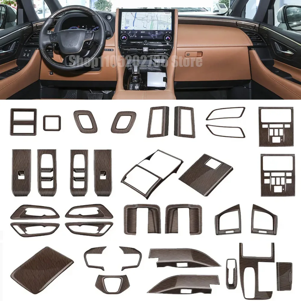 

Защитный коврик для центральной консоли и приборной панели автомобиля, подходит для Toyota Alphard Vellfire 40 Series 2023 2024 LHD RHD