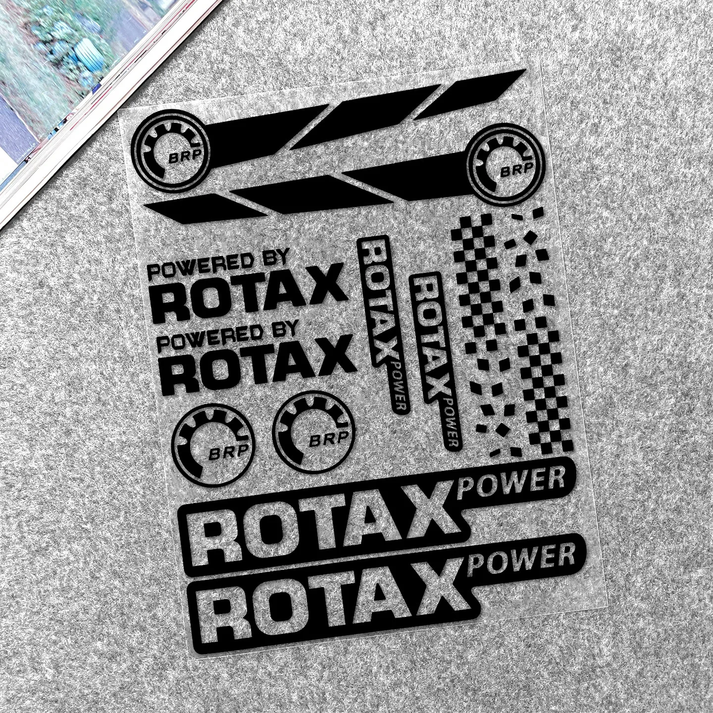Jet-Ski-Aufkleber „Powered By Stickers“ RXP RXT GTI WAKE Boot ROTAX Aufkleber 1330 1000R 1630 150 Aufkleber für Ski-doo Brp Can-am Rotax